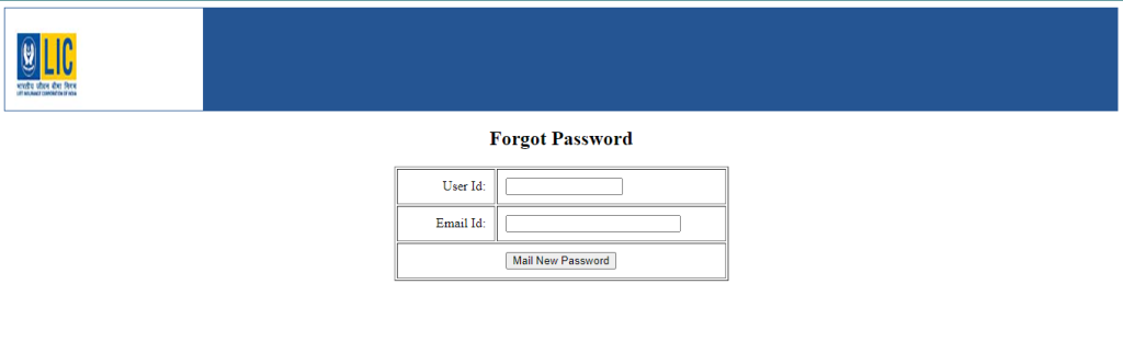 forgot password